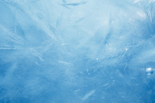 Blue Frozen Texture Of Ice