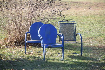 Wall Mural - Lawn Chairs