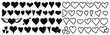 Heart .Heart vector set.Heart vector icon.Heart vector sign