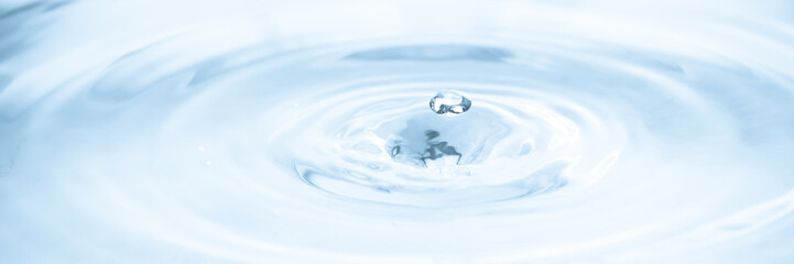water drop splash, droplet of falling water