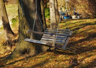 Wall Mural - Fall Lawn