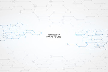 Wall Mural - abstract technology background hi-tech communication concept futuristic digital innovation backgroun