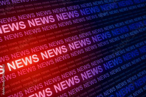 Creative red news background