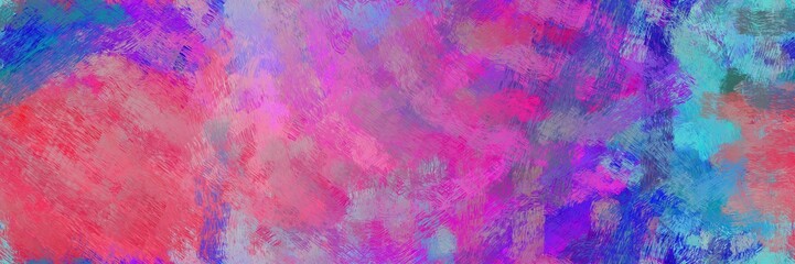Poster - abstract seamless pattern brush painted design with mulberry , steel blue and sky blue color. can be used as wallpaper, texture or fabric fashion printing
