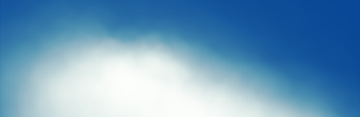 Wall Mural - panoramic abstract blue blurred gradient mesh background. concept for your graphic design. gradient 