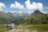 Fototapeta Na ścianę - couple in mountain 