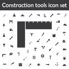 Sticker - Degree square icon. Constraction tools icons universal set for web and mobile