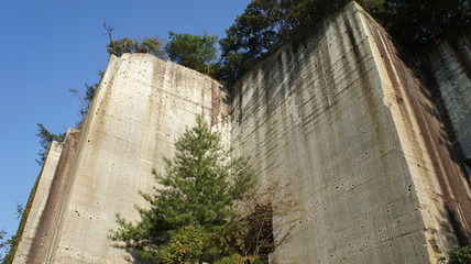 Wall Mural - Japanese Oya stone quarry site