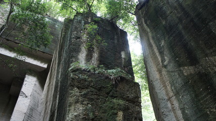 Wall Mural - Japanese Mysterious Fantastic Quarry ruins