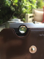 vintage camera viewfinder