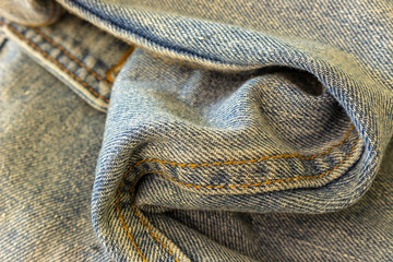 blue jeans pocket with money