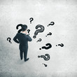 © peshkova - Businessman looking on question mark
