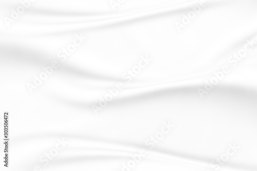 Fotografía abstract smooth elegant white fabric texture background,flowing satin waves