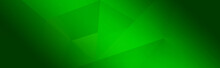 Green Background For Wide Banner, Design Template