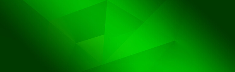 Fototapete - Green background for wide banner, design template