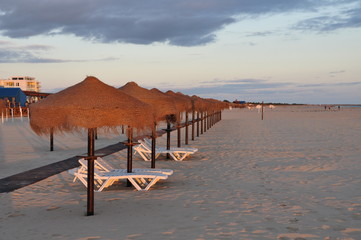 Wall Mural - Strand von Monte Gordo -Ostalgarve