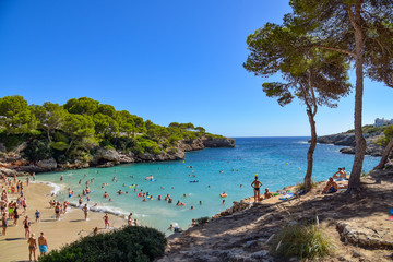 Canvas Print - Cala Esmeralda Beach in Cala d’Or / Mallorca