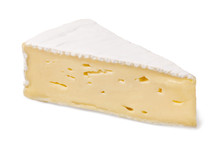 Cheese Brie On A White Background