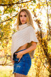 © Adriana Nikolova - portrait of a beautyfull woman autumn park
