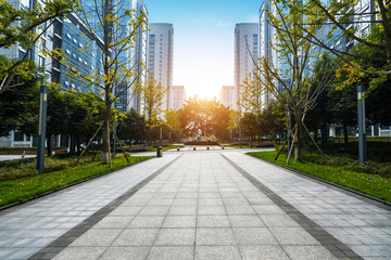 Modern urban architecture in high tech park, Chongqing, China