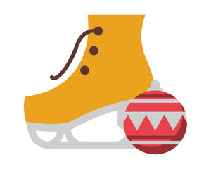 Sticker - snow skate sport isolated icon