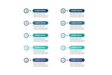 list infographic template design . business infographic concept for presentations, banner, workflow layout, process diagram, flow chart and how it work