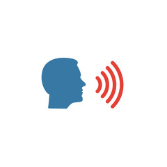 Wall Mural - podcast icon. simple flat element from content collection. creative podcast icon for templates, soft