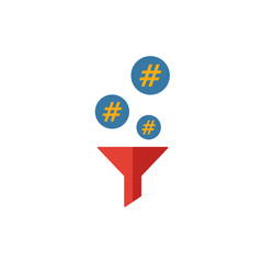 Wall Mural - curation icon. simple flat element from content collection. creative curation icon for templates, so