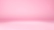 © BoOm - Abstract clean and clear pink gradient background. empty scene stage studio room. concept for display product ad promotion cosmetic advertising website banner with copy space - 3D rendering