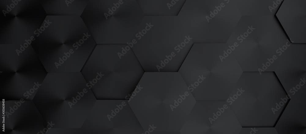 Abstract modern black steel honeycomb background - obrazy, fototapety, plakaty 