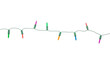 © Achira22 - String of Christmas lights isolated on white background With clipping path.