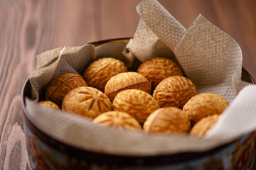 Homemade Russian cookies 