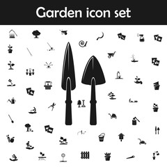 Canvas Print - Shoulder blades icon. Garden icons universal set for web and mobile