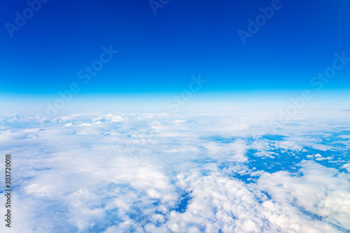 Fototapete - 雲の上の空