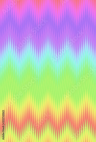 holographic background hologram chevron zigzag. gradient neon.