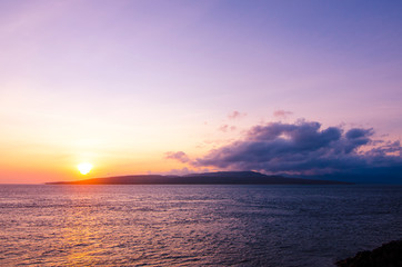 Wall Mural - sunrise over the sea - East Java, Indonesia