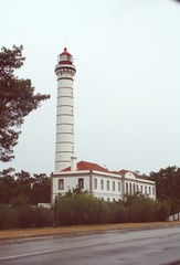 Faro de Vila Real do Santo Antonio, Algarve, Portugal.