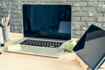 Poster - Interior of a modern office working place