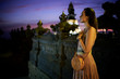 © Nejron Photo - Woman in Pura Tanah Lot temple , Bali