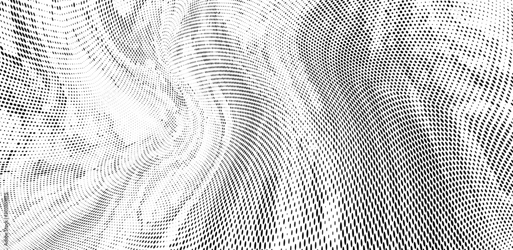 Grunge halftone dots pattern texture background Stock Vector | Adobe Stock