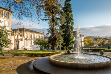 Guimaraes - Portugal, Castle, streets, gardens and D. Afonso Henriques statue