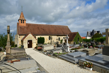 Benerville sur Mer, France - september 27 2019 : the church