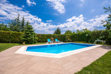 Fototapeta  - swimming pool at home