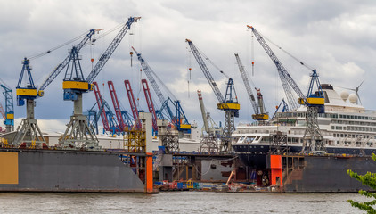 Wall Mural - Port of Hamburg