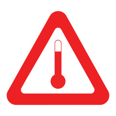 Hot temperature sign