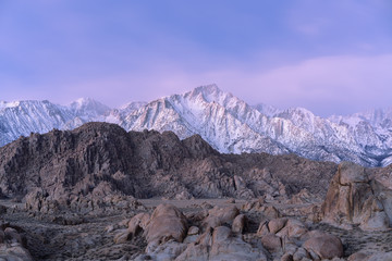 Canvas Print - Alabama Hills California 