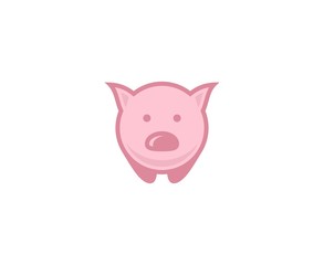 Canvas Print - Pig logo