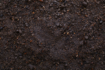 Brown soil texture as background