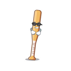 Poster - Character baseball bat in cartoon super cool shape