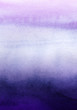 Abstract watercolor background. Gradient from light purple lilac to dark blue. Ink blue ombre. Hand drawn watercolor illustration on texture paper.